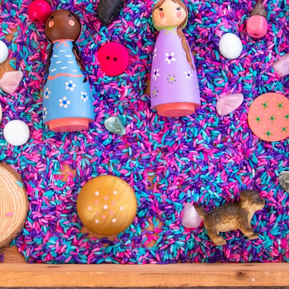 Sensory Bin | Wood Toys | Montessori - Picture 7 of 11